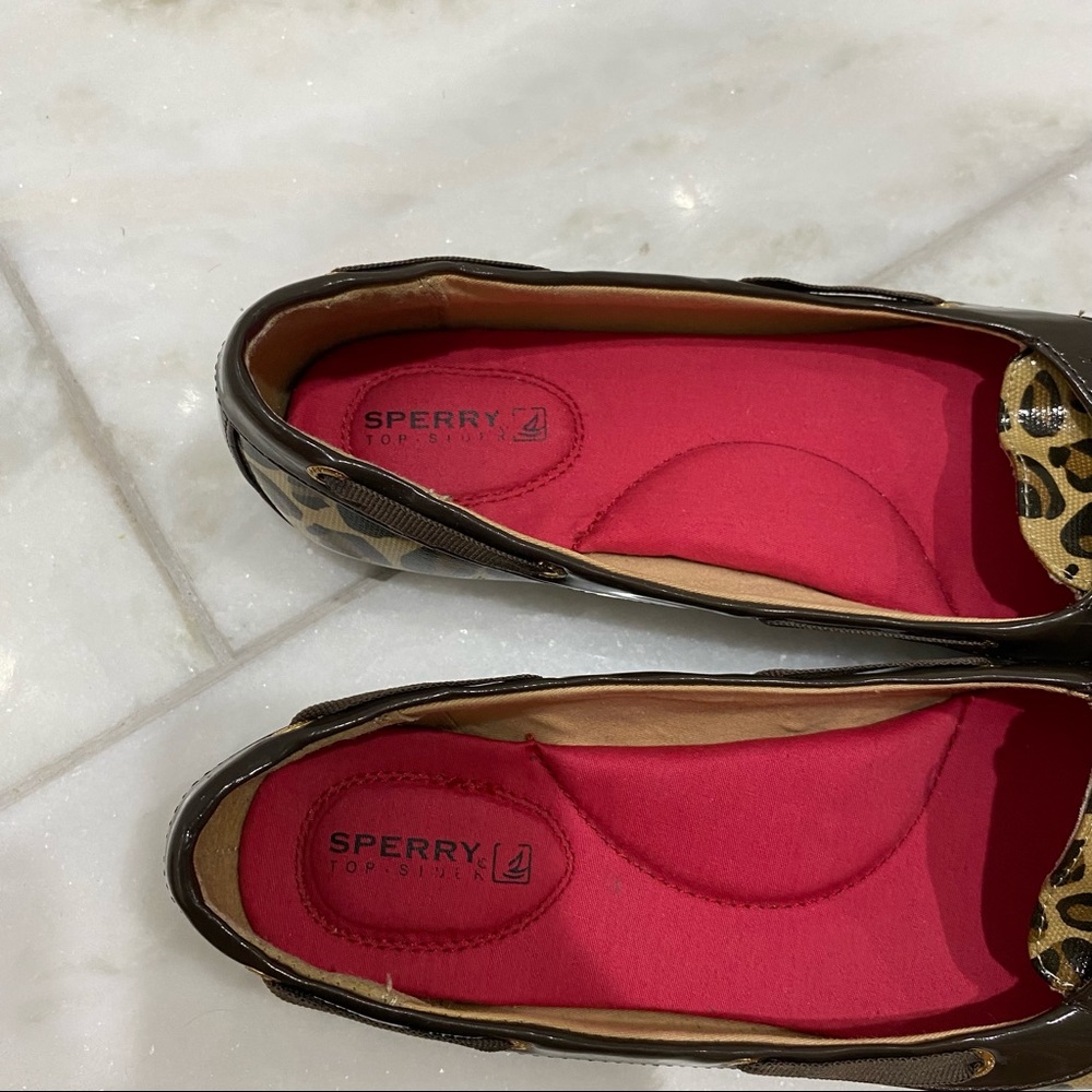 Sperry Leopard Print Size 7.5 - image 7